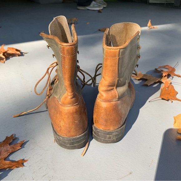 Justin Kiltie Roper Vintage 2-toned Lace Up Leather boot - Picture 9 of 9